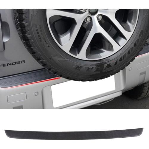 ABS Car Styling Auto Trunk Guard Plate Decals for Land Rover Defender 110 Car Rear Bumper Plate Diablo Car Exterior Accessories