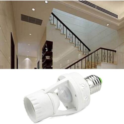 E27 LED Lamp Bulb Holder Light Socket Switch Infrared PIR Motion Sensor