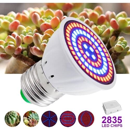 E27 Phyto Lamp for Plant Lamp Full Spectrum Grow LampLed Grow Light Growth Lights Grow Lamp Indoor Lighting Hydroponic Tent Bulb