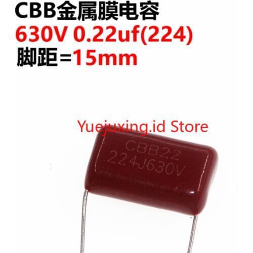 50 CBB21 CL CBB22 Capacitor 630v 224 220NF 15MM