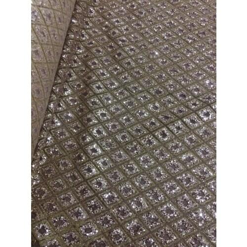 L-148 Good looking Strip design 5yards hand print glitter tulle mesh lace fabric for wedding