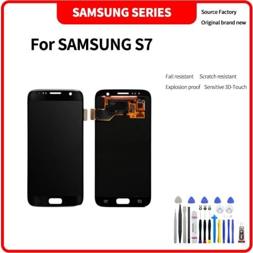 For SAMSUNG S7 G930 G930F Face screen LCD display High quality HD brand new screen assembly with Disassembly tools