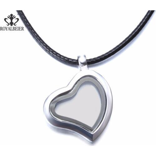 Multi Styles Photo Locket Pendant Necklace Standard&Rhinestone Frame Heart Shape Glass Storage Memory Pendant Necklace
