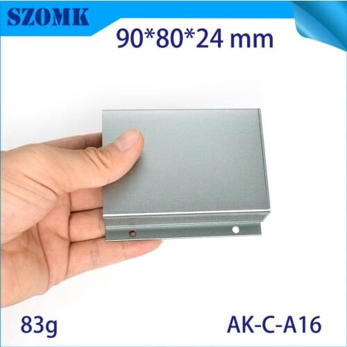 Wall mounting distribution box (10piece) powder coating aluminum cabinet for electronics 24x80x90mm