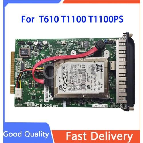 New original DesignJet T1100 T1100PS Formatter Board Formatter Card Q6683-67030 Q6683-60193 Q6683-60021 include hard disk Parts