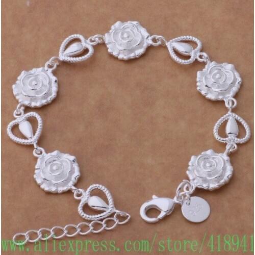 Silver Plated bracelet, Silver Plated fashion jewelry terrific /eclamtsa bdnajuua AH166