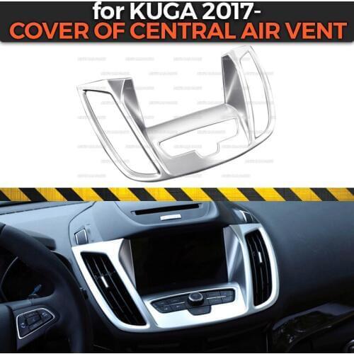 Frame of glove box handle case for Ford Kuga 2013-2017 ABS plastic 1 set / 1 pcs molding decoration car styling