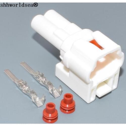 Shhworldsea 2 pin MT sealed series 2.3mm(090) waterproof connector 6187-2581 car electrical male plug
