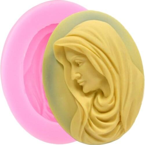 Lady Resin Silicone Mold DIY Party Chocolate Moulds Fondant Cake Decorating Tools Cupcake Topper Polymer Clay Candy Molds