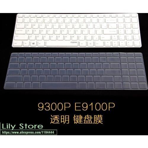 Silicone Desktop PC Wireless skin protector For RAPOO 9300P E9100P X8100 8200P N7000 9300 9100 9070 9060 9160 keyboard cover