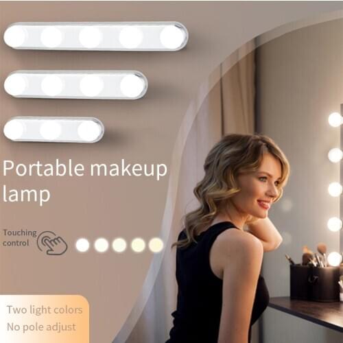 USB Mirror Front Light Led Fill Light Dimmable Bulb Bathroom Light Simple Modern Makeup Mirror Lights