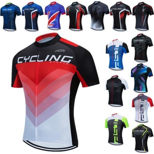 Weimostar Summer Short Sleeve Cycling Jersey Men Mountain Bicycle Clothing Maillot Ciclismo Pro Racing Bike Jersey Cycling Shirt