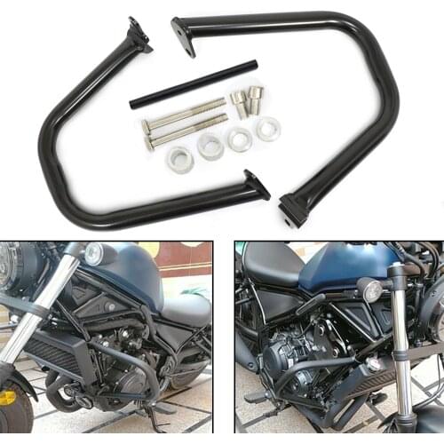 Motorcycle Highway Crash Bar Engine Guard Bumper Stunt Cage Frame Protection For Honda Rebel CMX500 CMX300 CMX 300 500 2017-2021