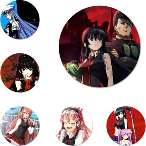 Anime Akame Ga Kill Icons Pins Badge Decoration Brooches Metal Badges For Backpack Decoration