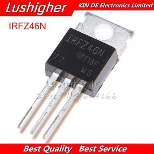 10PCS IRFZ46N TO-220 IRFZ46 TO220 IRFZ46NPBF New Original