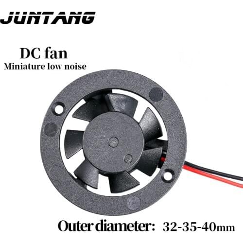 10pcs LED car headlight motorcycle lamp radiator exhaust fan 6V / 9V / 12V exhaust fan outer diameter 32mm / 35mm / 40mm 7 fan