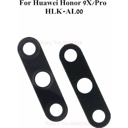 100Pcs Original Rear Camera Lens For Huawei Honor 9X/Pro HLK-AL00 Back Camera Glass Lens Cover Outside Glass with stickers