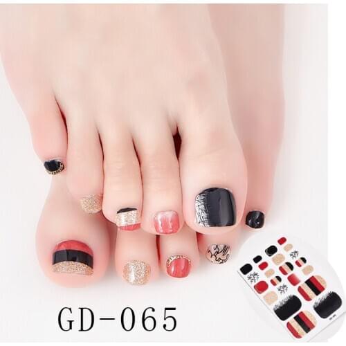 22 Tips/Sheet Nail Decoration Popular Nail Sticker Trend Nail Sticker Album Novidades Nail Art Sticker Full Beauty Nail Tape