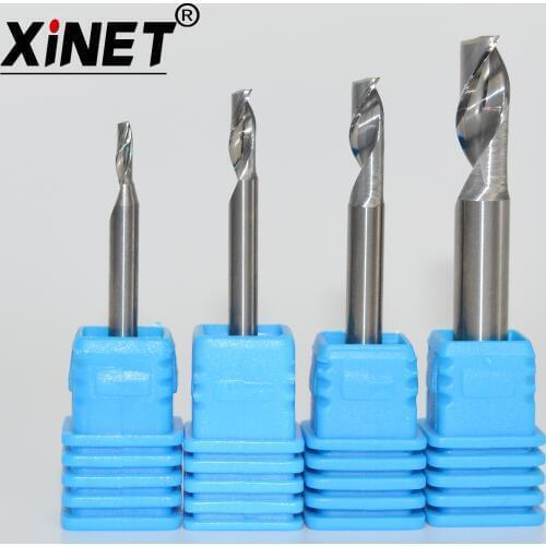 3.175/4/6/8mm Single flute Aluminum end mill,Class-X Tungsten Aluminum end milling cutter,CNC carbide end mill