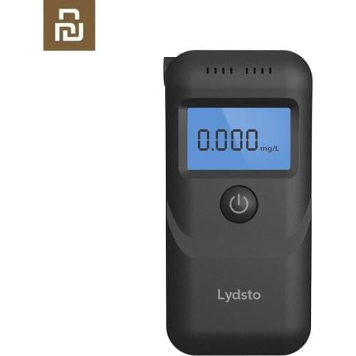 Xiaomi Lydsto Professional Alcohol Breath Tester Breathalyzer Analyzer Detector Test Keychain Breathalyser Device LCDScreen