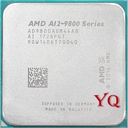 AMD A12-Series A12-9800 A12 9800 Series 3.8 GHz Quad-Core CPU Processor AD9800AUM44AB AD980BAUM44AB Socket AM4