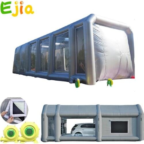 Automobile Inflatable Giant Car Workstation Spray Paint Booth Tan Spray Painting Booths For Cars