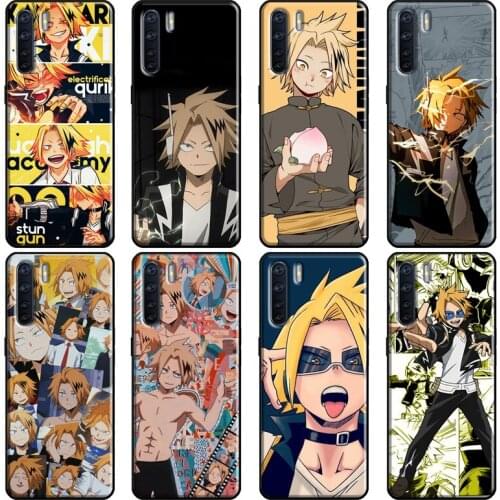 Denki Kaminari My Hero Academia Cover For OPPO A5 A9 A31 A53 2020 A1K A5S A15 A52 A72 A83 A91 F5 F7 Reno 2 Z 4 Pro Case