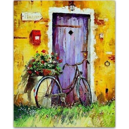 DONGMEI OILPAINTING Hand painted oil painting Home Decor painting High quality knife painting landcape pictures DM18284