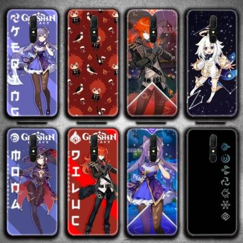 Hot Game Genshin Impact Phone Case For Oppo A5 A9 2020 Reno2 z Renoace 3pro A73S A71 F11
