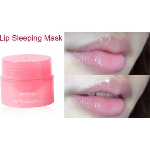 Korea Lip Sleeping Mask Night Sleep Maintenance Moistened Lip Balm the Lips Plumper Bleaching Cream Nourish Protect Lips Care