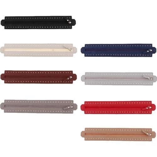 Leather Zipper, DIY Sewing Zippers for Handmade Garment/Bags/Home Textile