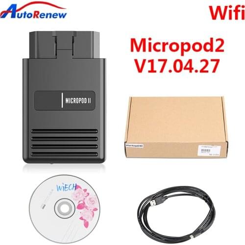 MicroPod2 V17.04.27 DBRIII porgrammer Car Diagnostic Tool microPod 2 Online scanner for Chrysler D-odge Jeep Fiat Multi-Language
