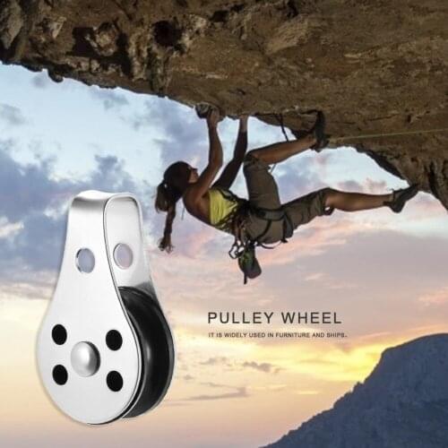 Multi-functional Strong Load Bearing Portable Stainless Steel Practical Anti-rust Anti-corrosion Lifting Rope Wheel