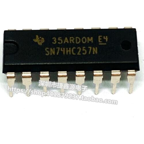 Xinyuan 10PCS/LOT SN74HC257N DIP16 74HC257 DIP-16 74HC257N DIP MC74HC257N
