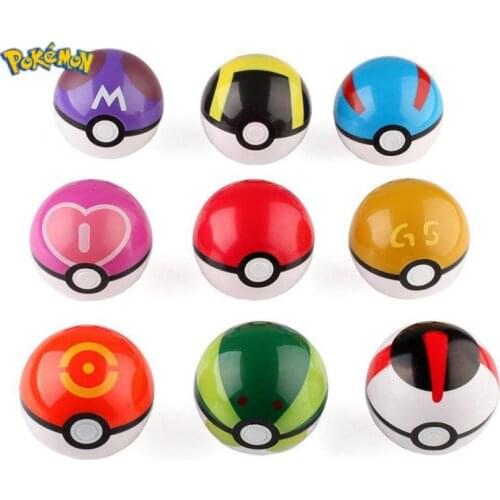 Pokemon 15 Styles Elf Ball Pikachu Charmander Litten Rockruff Pokeball Variant Action Figure Model Toys Gift for Children