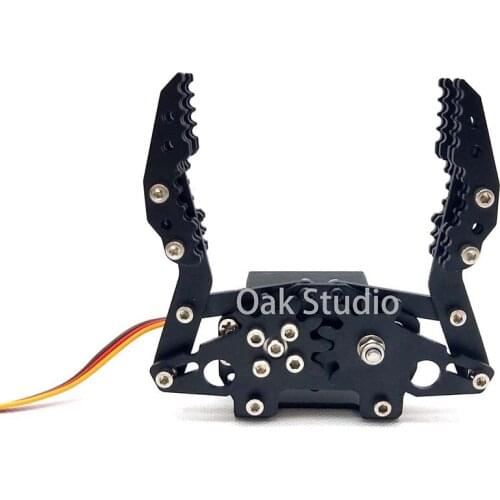 Full Metal Robotic Arm Gripper Robot Mechanical Claw H3,Compatible with HM-MS07 etc. servo for Robot hand Design, DIY,study demo