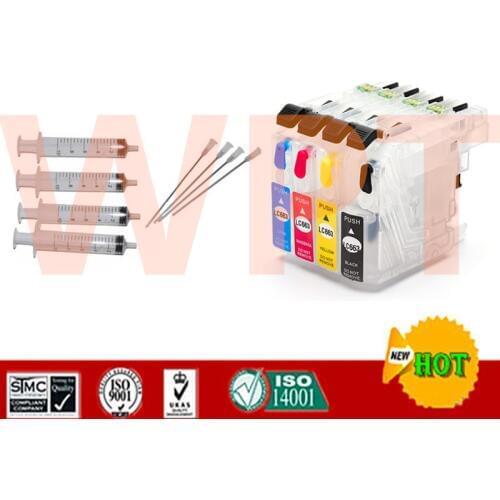 Empty Refill cartridge suit for LC663 ,suit For Brother MFC-J2320 MFC-J2720 Printer