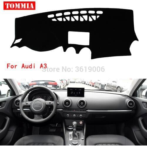 TOMMIA Interior Dashboard Cover Light Avoid Pad Photophobism Mat Sticker For Audi A3