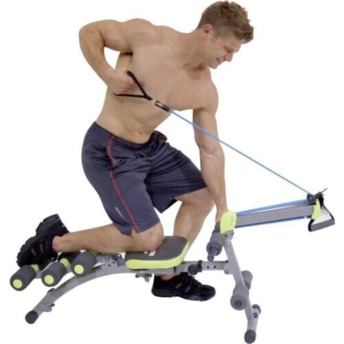 Core & Abdominal Trainers AB Workout Machine, Home Gym Strength Training Fitness Equipment, Height Adjustable Sit-Up Exerciser