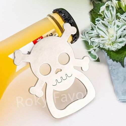 20PCS Halloween Favors Skeleton Bottle Opener Party Gifts Event Giveaways Beer Cap Open Tool
