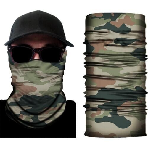 3D Camouflage Bandana Tactical Hunting Face Mask Mascarillas Ciclismo Digital Camo Balaclava Headband Typhon Neck Gaiter Buffs