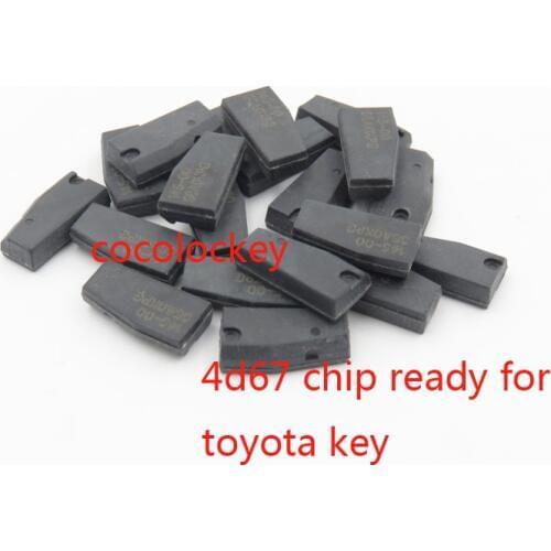 5pcs/lots transponder High Quality 4d67 Chip Auto Car Transponder ID:4D(67) Chip Pg:32 for Toyota Camry/Corolla Cocolockey
