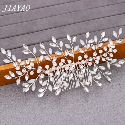 Rhinestone Hair Comb Wedding Hair Accessories Rhinestone Bridal Headband Head Ornament Ladies Hair Jewelry Comb Headband