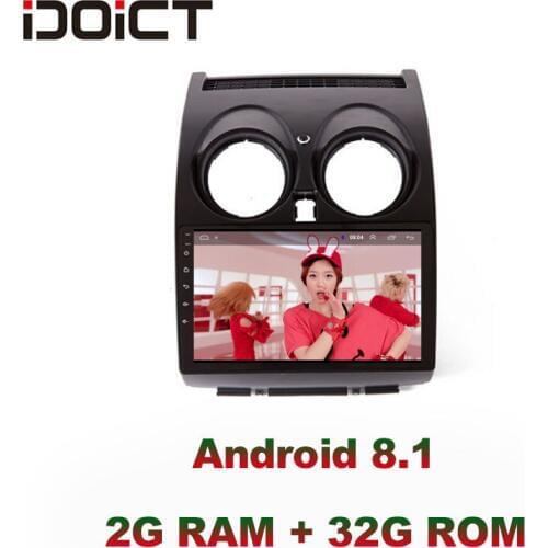 IDOICT Android 8.1 IPS 2G+32G 8 CORE Car DVD Player GPS Navigation Multimedia For Nissan Qashqa Radio 2007-2015 car stereo