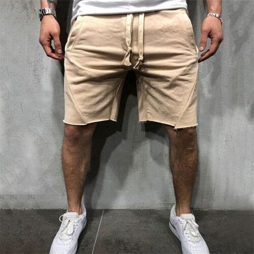Summer casual shorts men Solid color bermuda jogging running Fitness basketball shorts men High street Hip hop shorts men