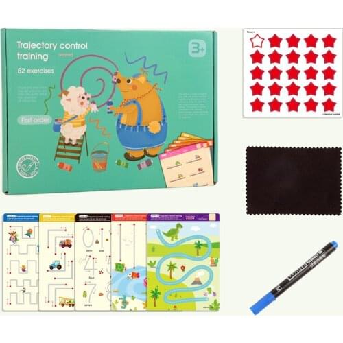 Writing Training Montessori Educational Toys Drawing Set Kid 2 5 8 Years Old Teens Children Game Boy Girl Logical Thinking Paint