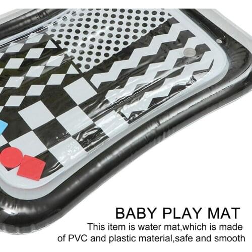 Inflatable Cushion Infant Baby Water Mat Toddler High Contrast Tummy Time For Children Early Education Developing Summer Toys
