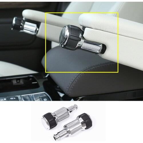 NEW 2Pcs Alloy Seat Armrest Box Adjustment Konbs For Land Rover Discovery 5 LR5 Range Rover Sport Vogue L405 2014-17 Car-Styling