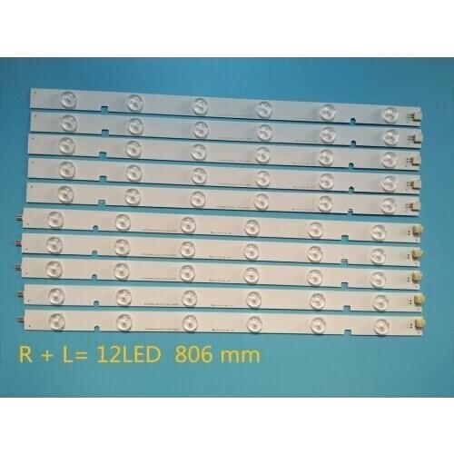 New Kit50pcs LED Retroilumination Strip for TOSHIBA TV 40L2400D SVT400A94-REV03-R L