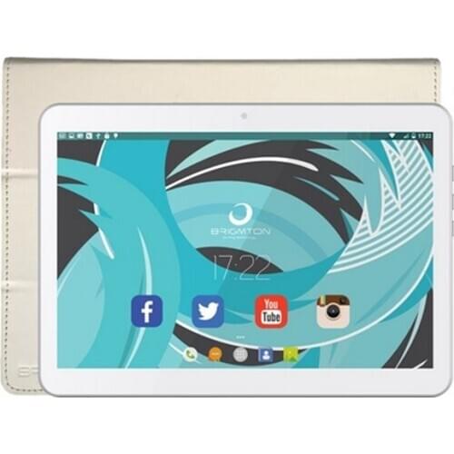 Tablet with Cover BRIGMTON BTPC-1021B-BTAC-108B 10,1" Quad Core 1 GB RAM 16 GB White